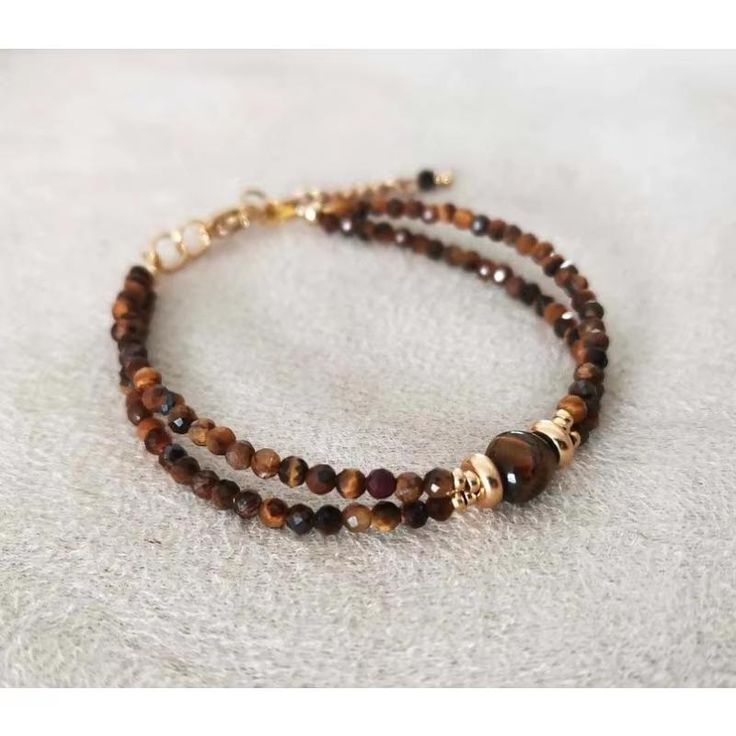 Black&Yellow Bond Stone Bracelet for Girl's Fashion & style