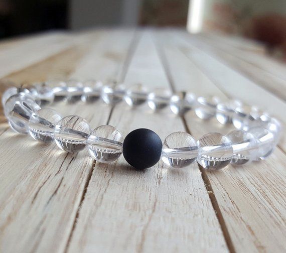 Transparent Stone Bracelet for men's Fashion & style