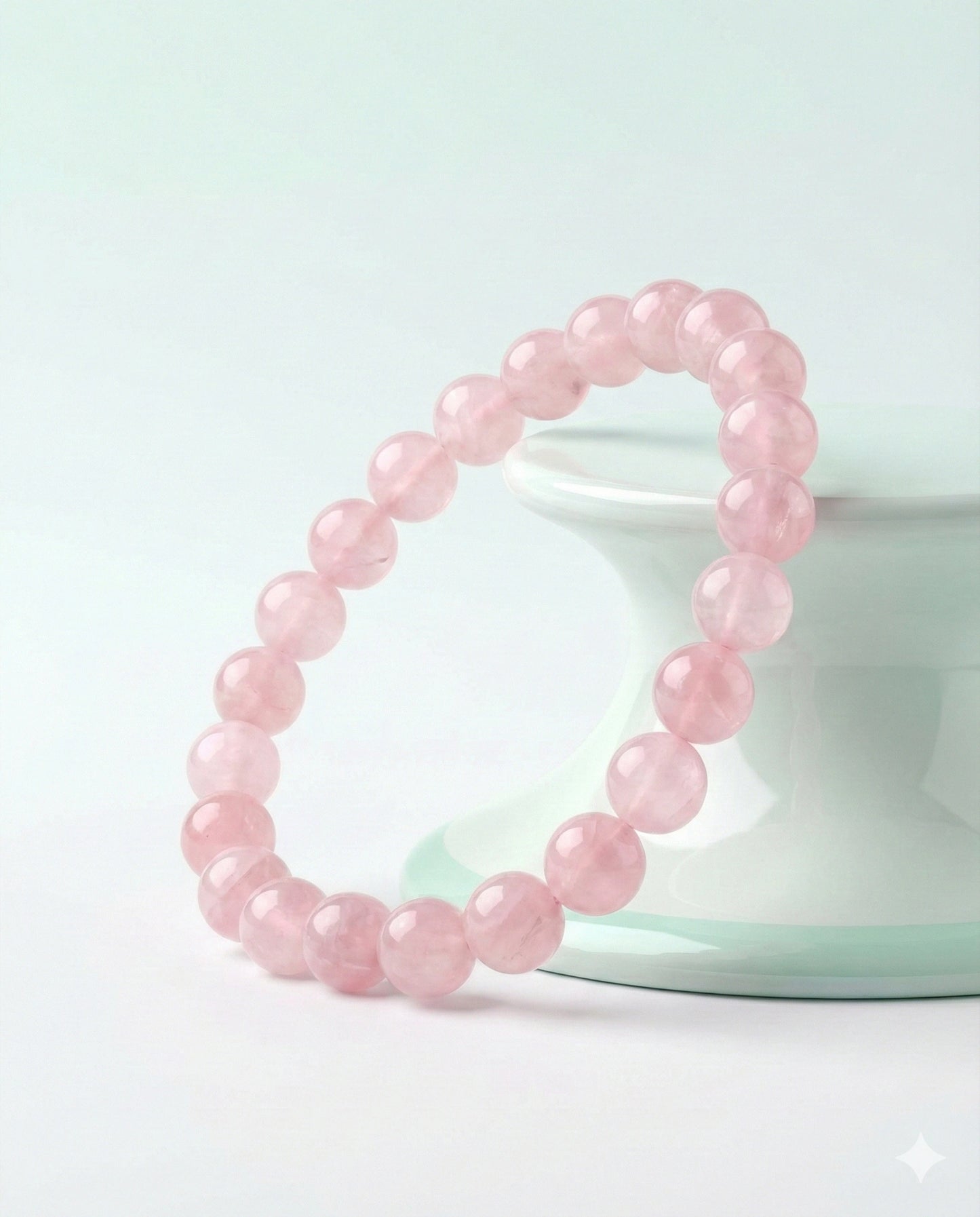 Rose Quartz Beaded Bracelet