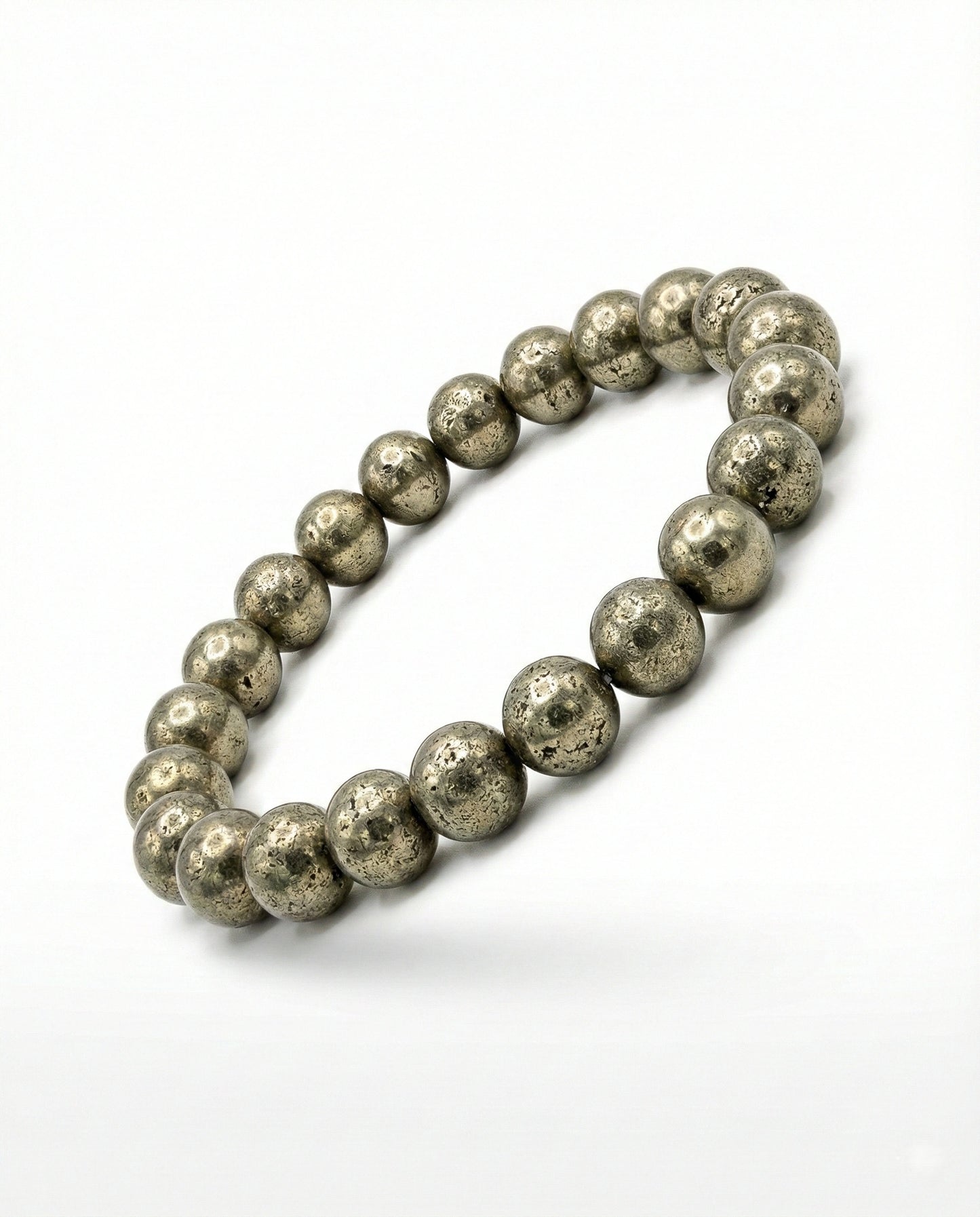 Pyrite Beaded Bracelet