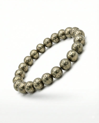 Pyrite Beaded Bracelet