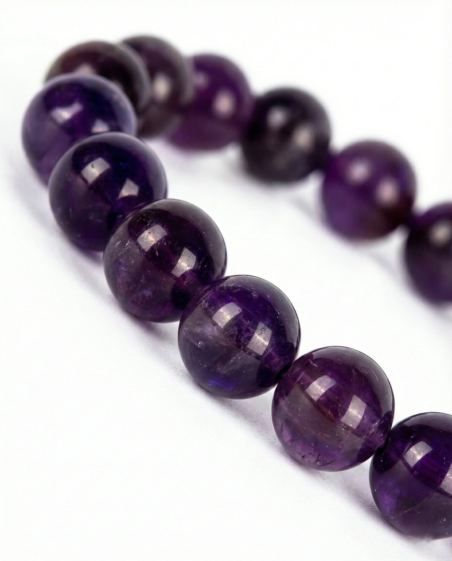 Amethyst Beaded Bracelet