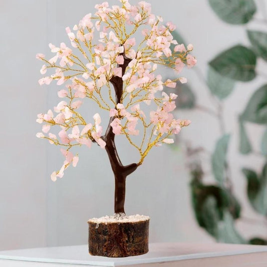 Pink Stone Tree For Home Decor