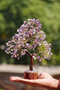 Pink&Purple Stone Tree For Home Decor
