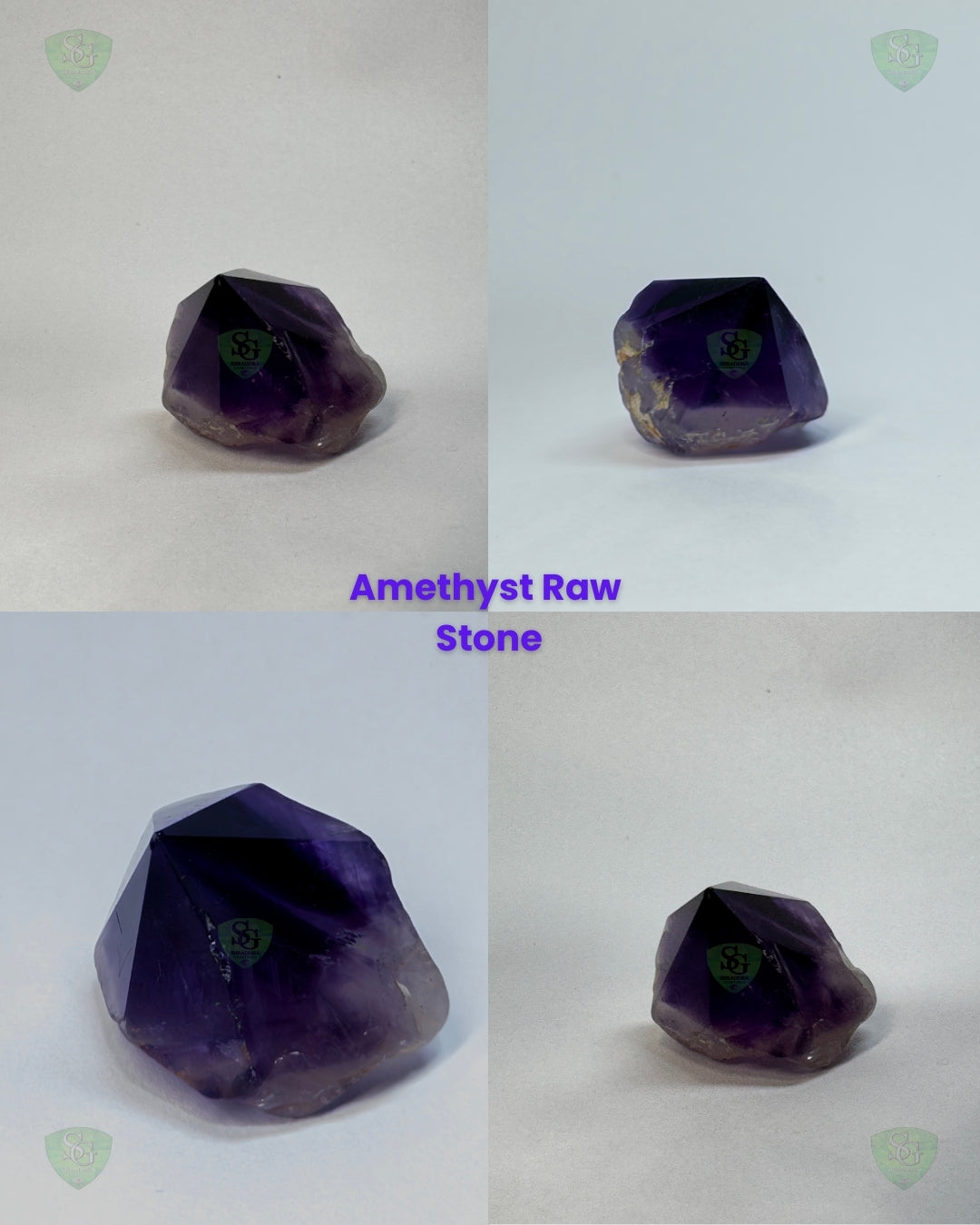 Anti-Addiction Bracelet with Amethyst Raw Stone, Red Jasper, Black Tourmaline, Green Aventurine & Smoky Quartz – Healing Crystal for Detox, Strength & Emotional Balance