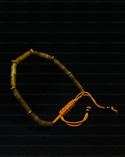 Natural Citrine Braided Bracelet – Handmade Crystal for Wealth, Success, Prosperity & Confidence