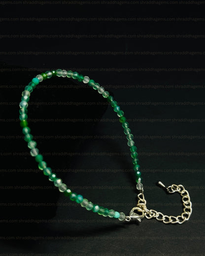 Natural Jade Anklet | Genuine Crystal for Good Luck & Prosperity