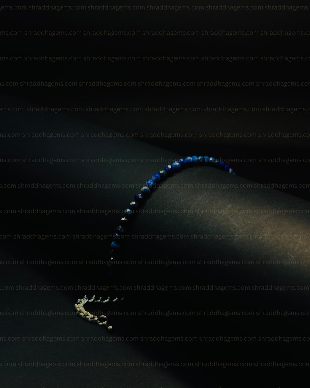 Natural Lapis Lazuli Anklet | Genuine Crystal for Wisdom & Truth