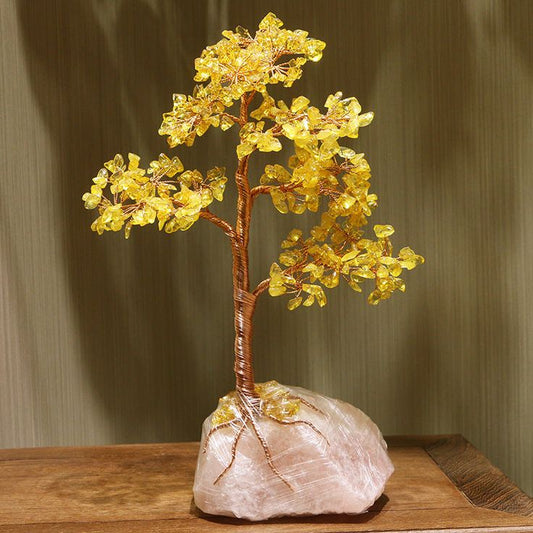 Yellow Stone Tree For Home Decor