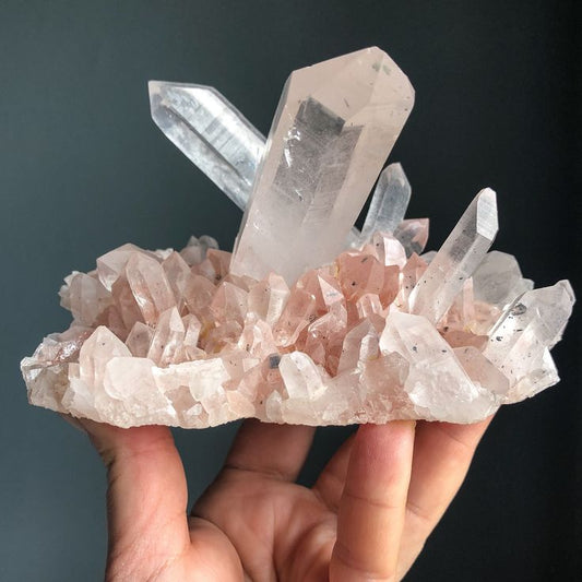 Natural Himalayan Clear Quartz Cluster