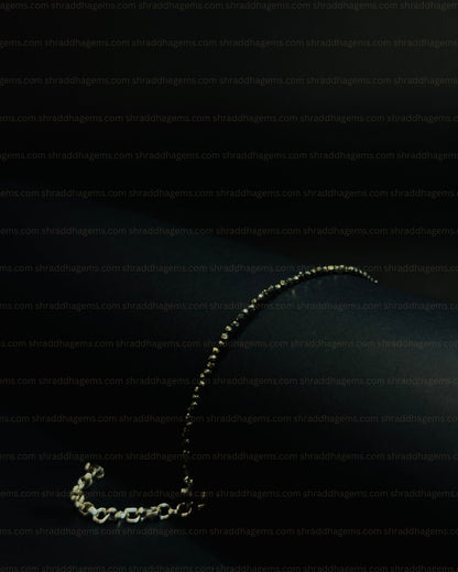 Natural Pyrite Anklet | Genuine Stone of Wealth & Success