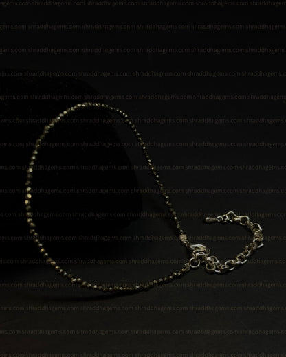 Natural Pyrite Anklet | Genuine Stone of Wealth & Success