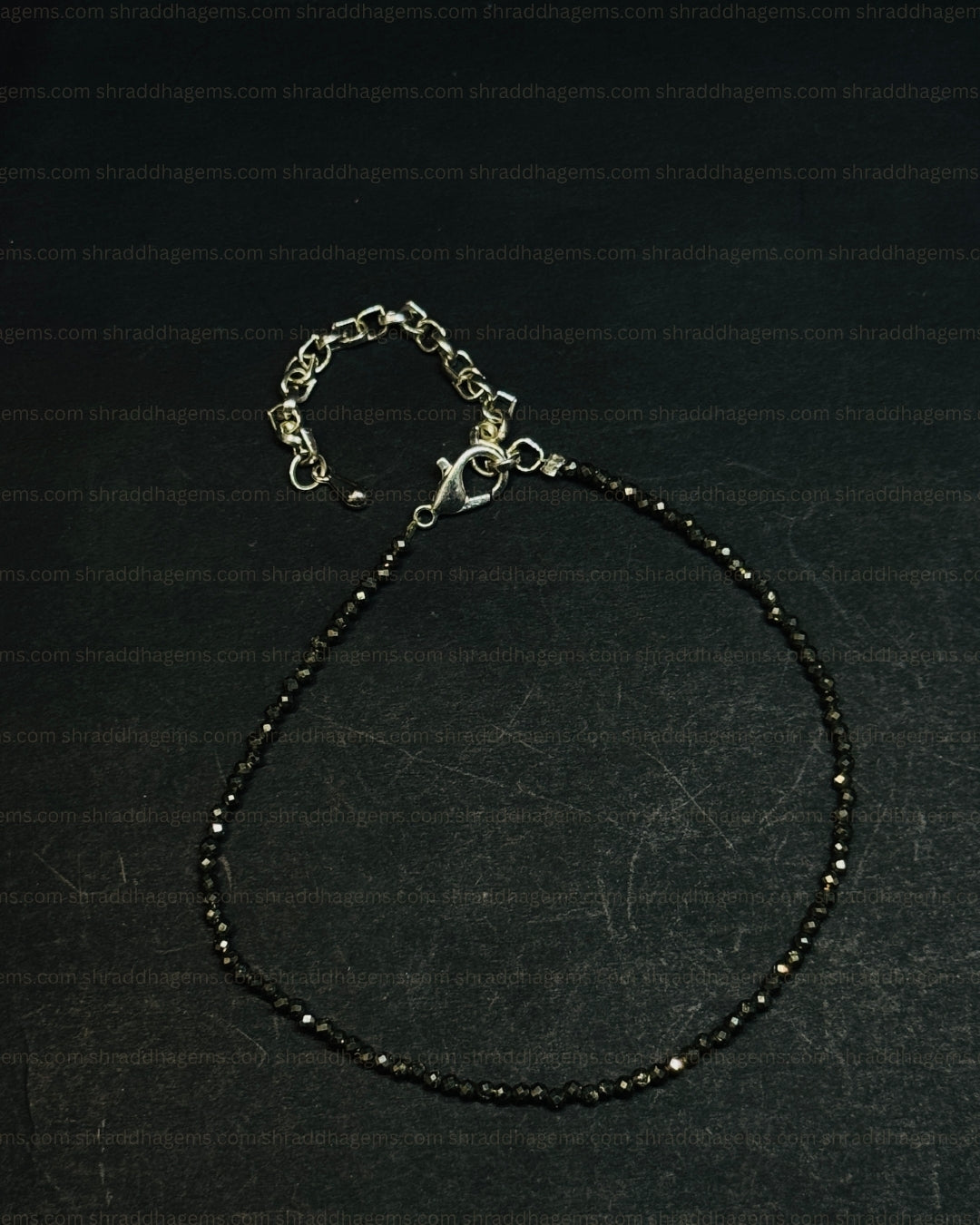 Natural Pyrite Anklet | Genuine Stone of Wealth & Success