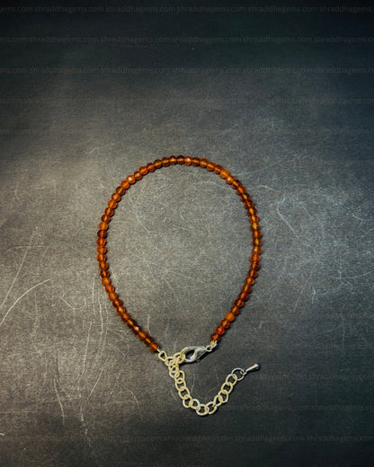 Natural Red Coral Anklet | Genuine Stone for Energy & Vitality