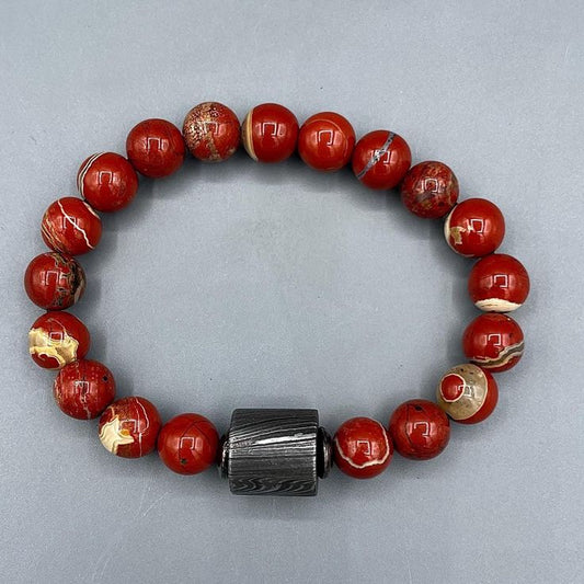 Red Stone Bracelet for men's Fashion & style