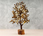 Rich Golden-Brown Stone Tree For Home Decor