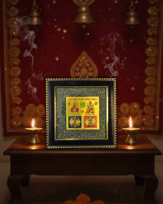 Laxmiji And Ganeshji Frame For Home Decoration