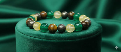 Money Magnet Bracelet | Natural Crystal Beads for Wealth, Success & Abundance