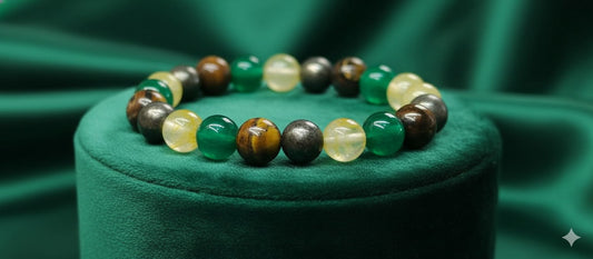 Money Magnet Bracelet | Natural Crystal Beads for Wealth, Success & Abundance