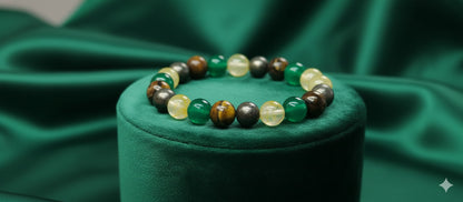Money Magnet Bracelet | Natural Crystal Beads for Wealth, Success & Abundance