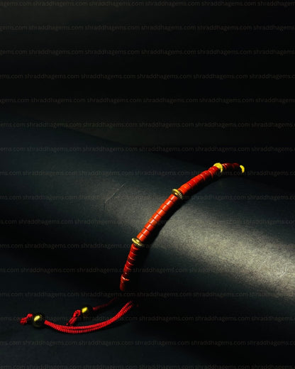 Red Jasper Healing Bracelet – Energy, Courage & Protection Crystal Braided Bracelet for Strength