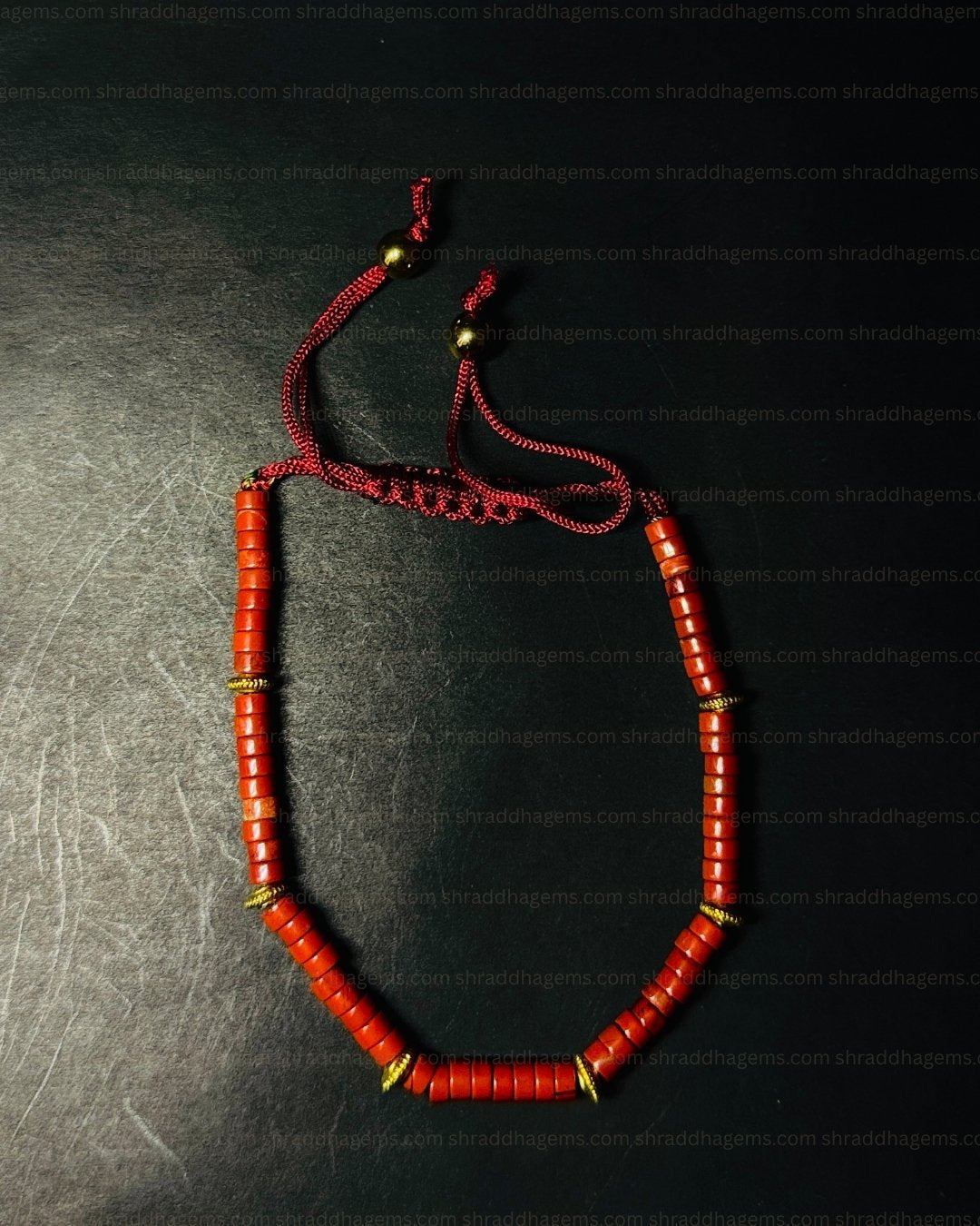 Red Jasper Healing Bracelet – Energy, Courage & Protection Crystal Braided Bracelet for Strength