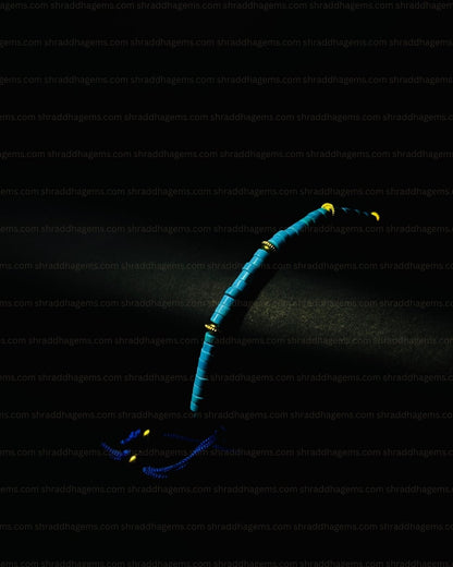 Natural Turquoise Crystal Braided Bracelet – Healing Stone Jewelry for Peace, Protection & Confidence